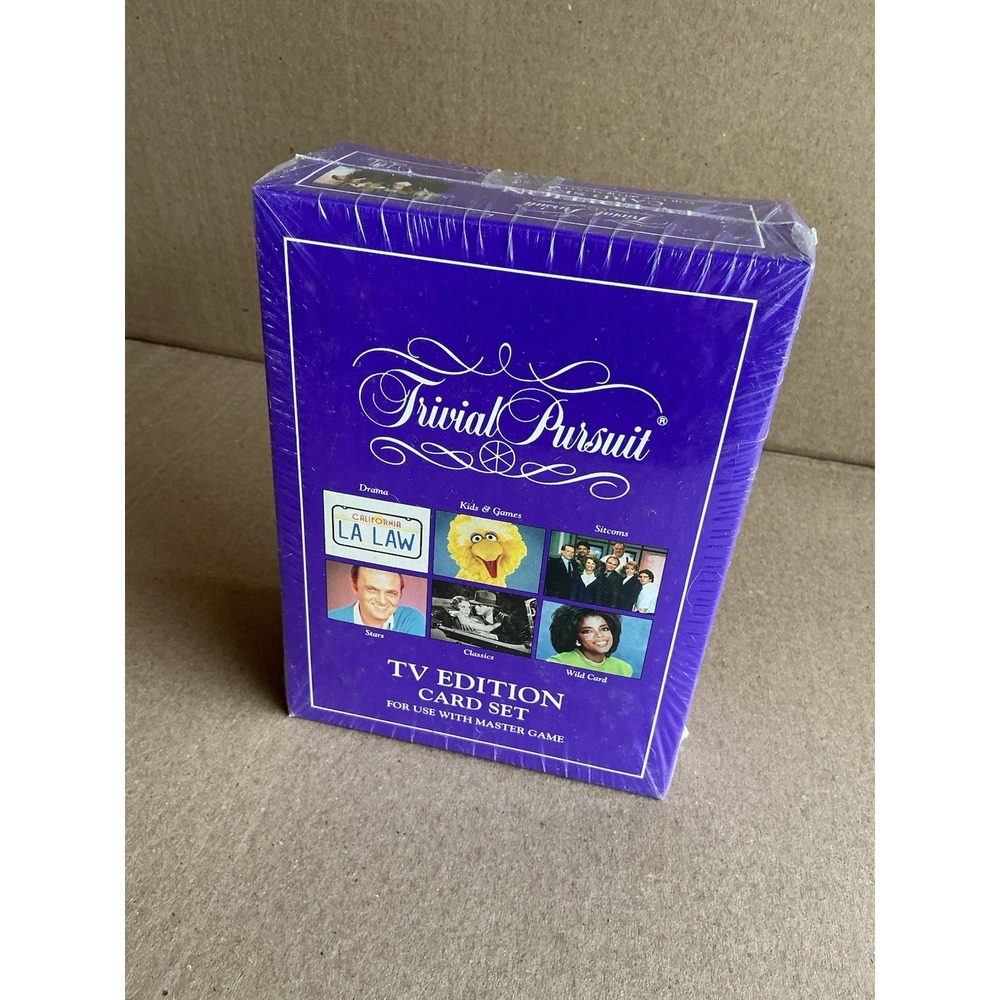 Parker Brothers 1991 Trivial Pursuit TV Edition Master Game No 6042 New "Sealed"